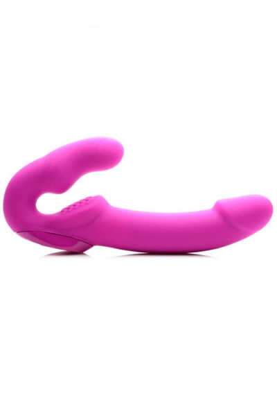 Strap U Vibrating Strapless 9.75" Silicone Strap On