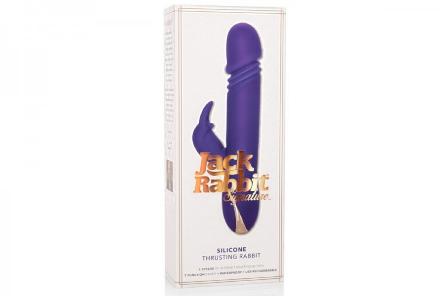 Jack Rabbit Signature - Silicone Thrusting Rabbit (Purple)