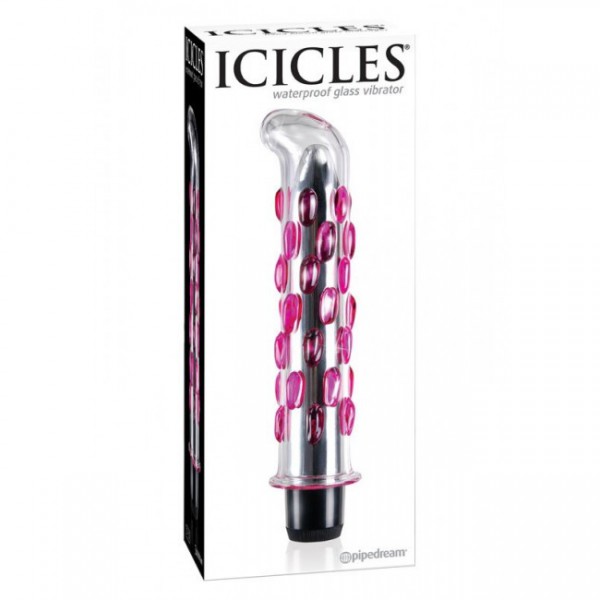 Icicles Glass Vibrating Dildo No.19