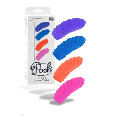 California Exotic Set of 4 Posh Silicone Finger Teasers