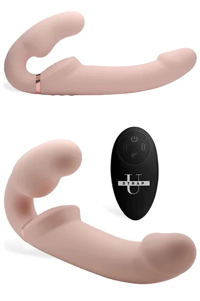 Strap U Inflatable Ergo-Fit 9.5" Strapless Strap On With Remote — image 13 of 16