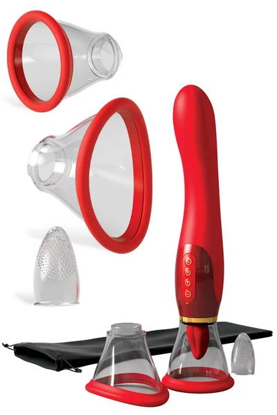 Pipedream 24K Gold Pump With Tongue & Vibrating G-Spot Handle — image 8 of 18