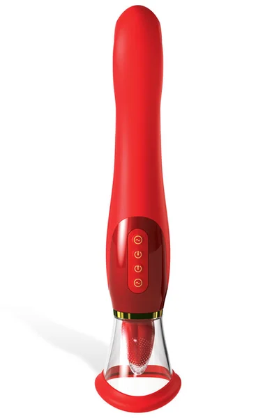 Pipedream 24K Gold Pump With Tongue & Vibrating G-Spot Handle — image 10 of 18
