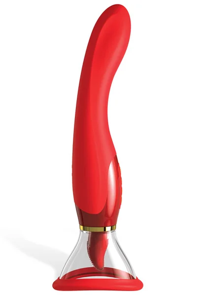 Pipedream 24K Gold Pump With Tongue & Vibrating G-Spot Handle — image 15 of 18