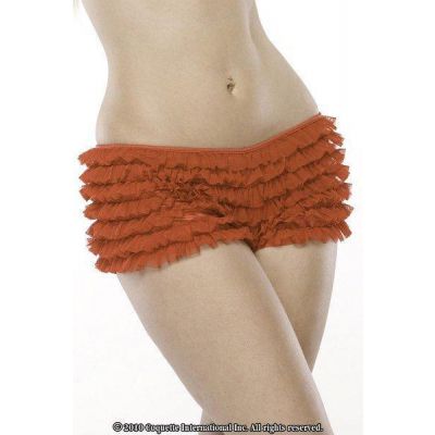 Red Ruffle Shorts w Back Bow OS