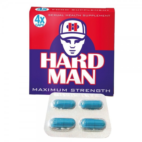 Hard Man Sexual Health Supplement for Men (4 capsules)