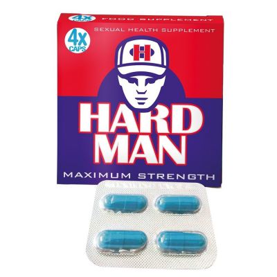 Hard Man Sexual Health Supplement for Men 4 capsules