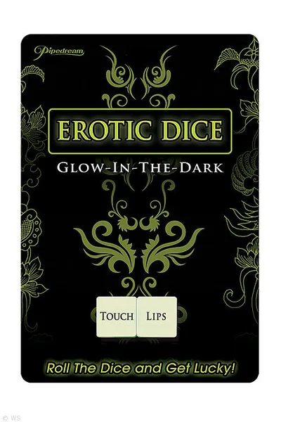 Pipedream Glow-in-the-Dark Erotic Dice — image 4 of 5