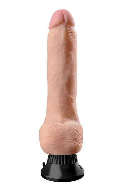 Pipedream Realistic 8" Vibrator with Balls — image 9 of 9
