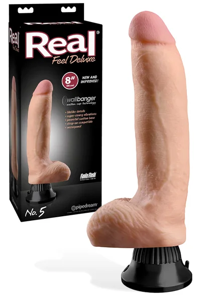 Pipedream Realistic 8" Vibrator with Balls — image 6 of 8