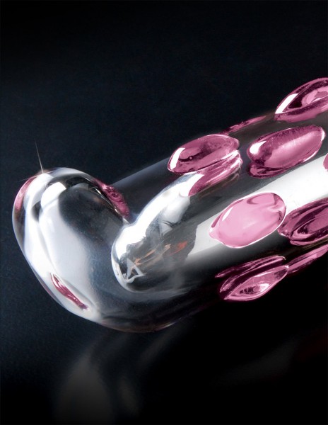 Icicles No 19 Glass G-Spot Vibrator Pink — image 4 of 5