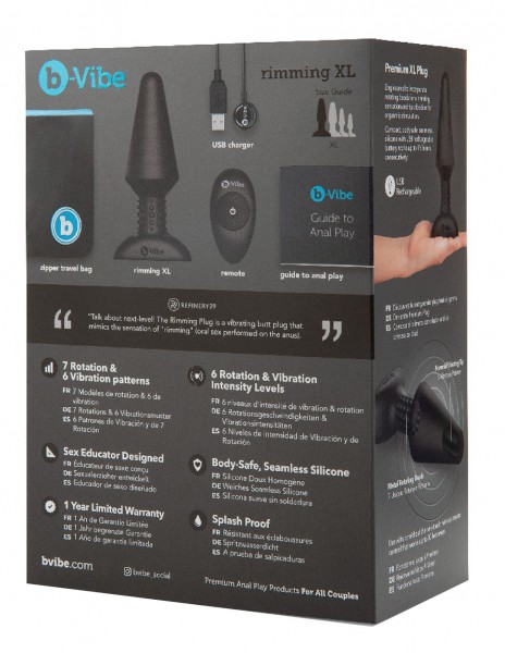B-Vibe XL Rimming Butt Plug — image 11 of 11