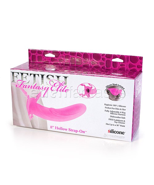 Fetish Fantasy Elite 8" hollow strap-on