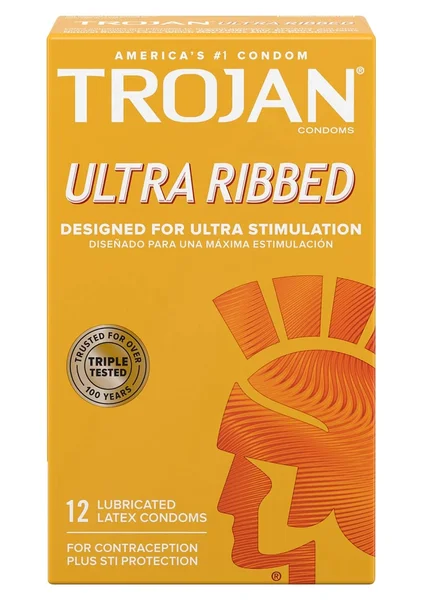 Trojan ultra ribbed condoms — image 5 of 6