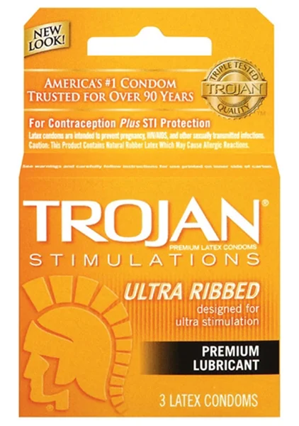 Trojan ultra ribbed condoms — image 6 of 6