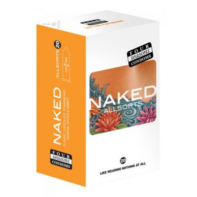 Four Seasons Naked Allsorts Condoms 20 Pack