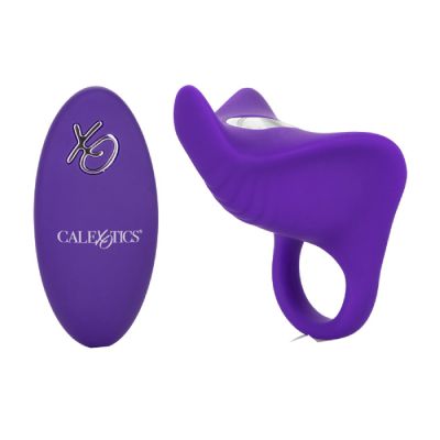 Silicone Remote Orgasm Ring Purple