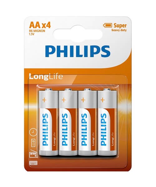 4 Pack AA Size Batteries