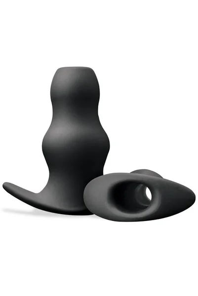 nsnovelties Hollow Rippled Silicone Butt Plug Set (3 Pce) — image 10 of 10