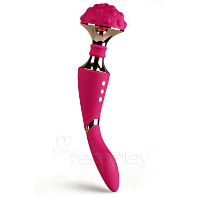 Vive Shiatsu Rechargeable Massager Pink