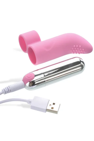 Adam and Eve 3.4" Finger Vibrator with Removable Bullet — image 10 of 20