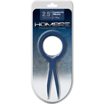 Comfort Fit Silicone Adjustable C Ring Navy