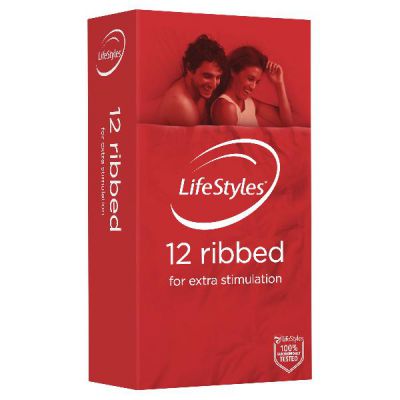 LifeStyles Ribbed 12