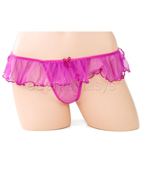 Bow back g-string