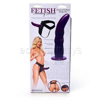 Grooved G Spot Strap On