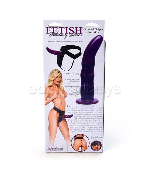 Grooved G-Spot Strap-On