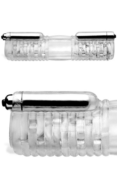 Tom of Finland 10.5" Head-to-Head Couple's Vibrating Masturbator