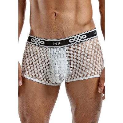 Male Power Peep Show Mini Short White X Large