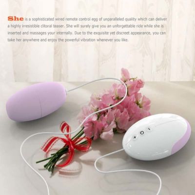 Odeco Wired Remote Control Egg Purple