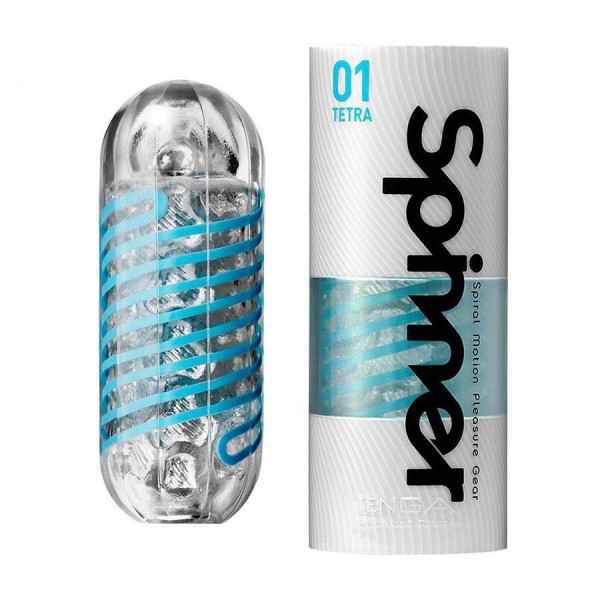 Tenga Spinner Spiral Motion 5.1" Masturbator - Tetra Texture