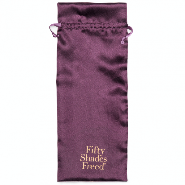 Fifty Shades Freed It's Divine Glass Beaded Dildo Black