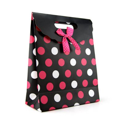 Polka dot gift tote medium