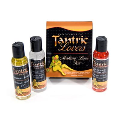 Tantric lovers making love kit