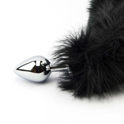 Black Panther Tail With Medium Butt Plug