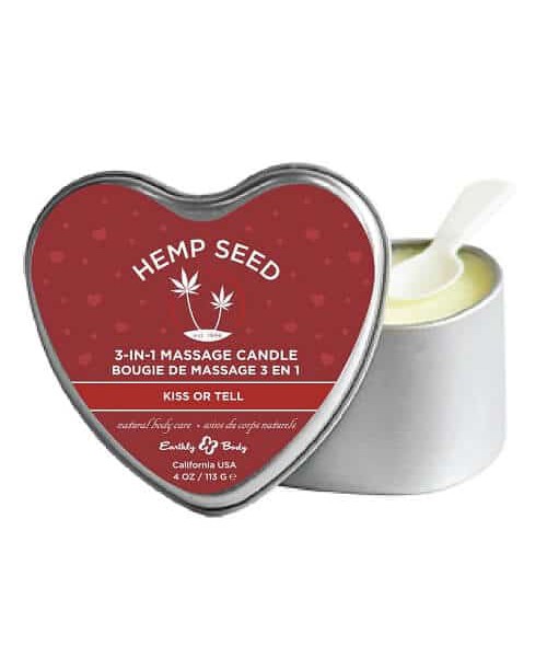 Earthly Body Limited Edition 3-in-1 Massage Candle Kiss or Tell