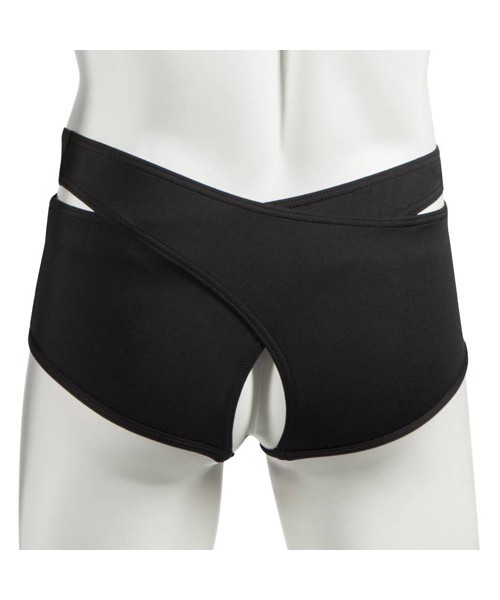 Svenjoyment open crotch wrapover brief