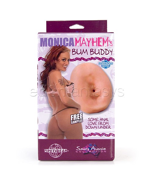 Monica Mayhem's bum buddy