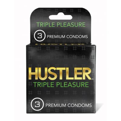 HUSTLER Triple Pleasure Condoms