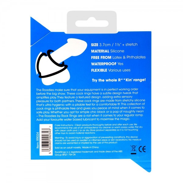 Rock Rings Roadies 5 Pack of X-Large Silicone Cock Rings