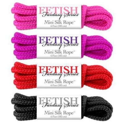 Fetish Fantasy Mini Silk Rope 4 Piece Sampler