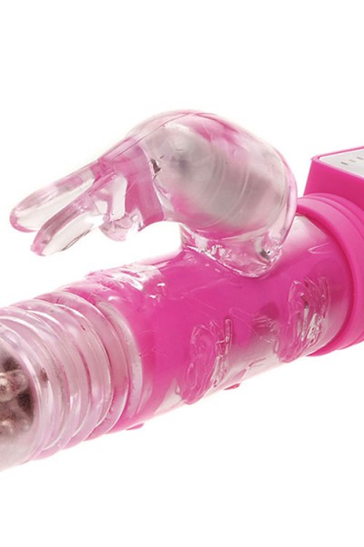 Adam and Eve Thrusting & Rotating Beaded 9.75" Rabbit Vibrator