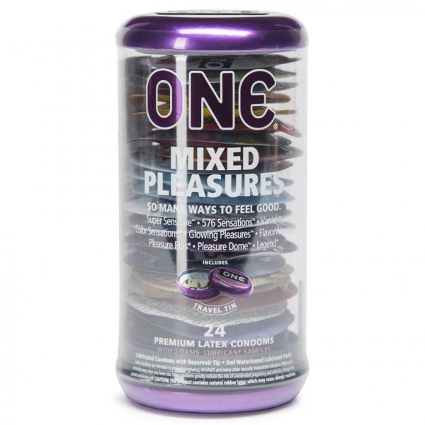 ONE Mixed Pleasures Condoms (24 Count)