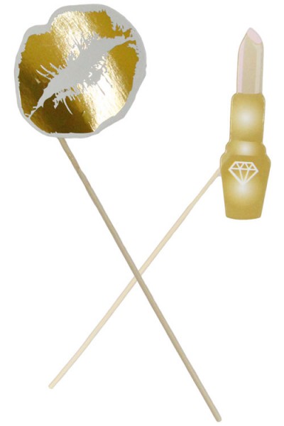 Love In Leather Hen's Night Photo Prop Set (10 Pce)