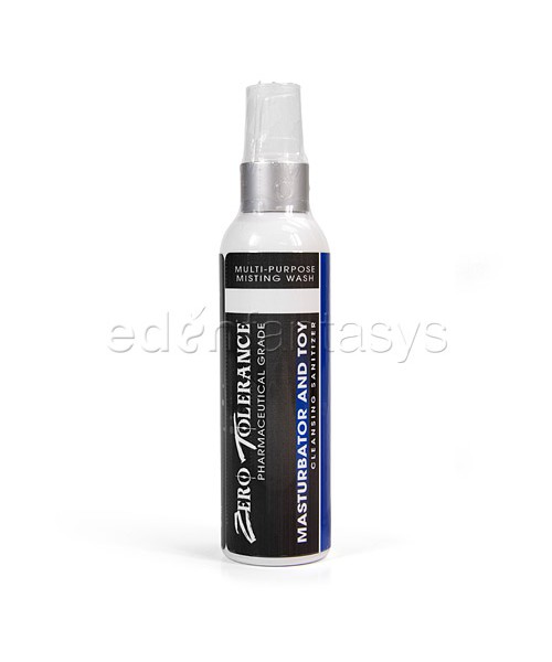 Masturbator and toy misting cleaner
