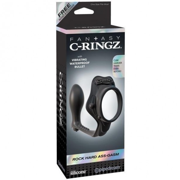 Fantasy C-Ringz Rock Hard Ass-Gasm Vibrating Ring