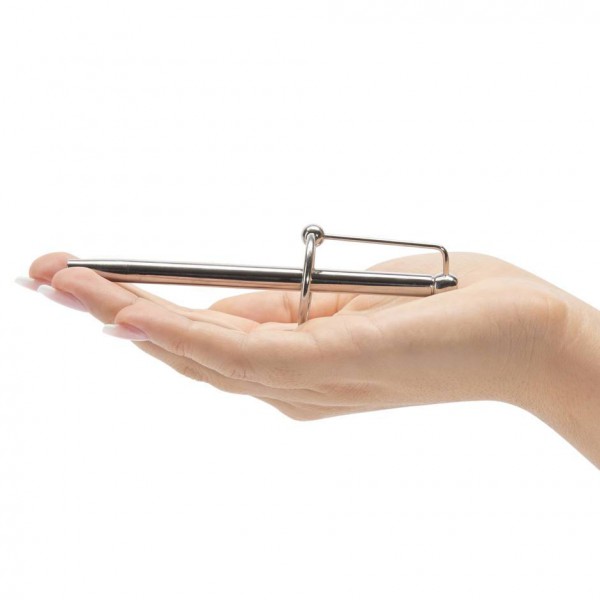 Titus Stainless Steel Through-Hole Prince's Wand with Glans Ring — image 4 of 4
